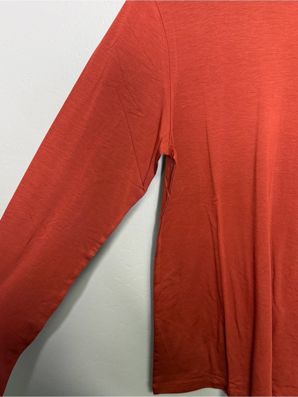 Gudrun Sjöden Long Sleeve Turtleneck Jersey Top Lyocell Spandex Sz M - Picture 3 of 5